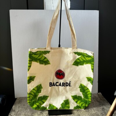 Bacardi  Linen  Summer Tropical Canvas  Bag