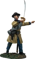 Britains 31013 Civil War Confederate Infantry officer advancing #2