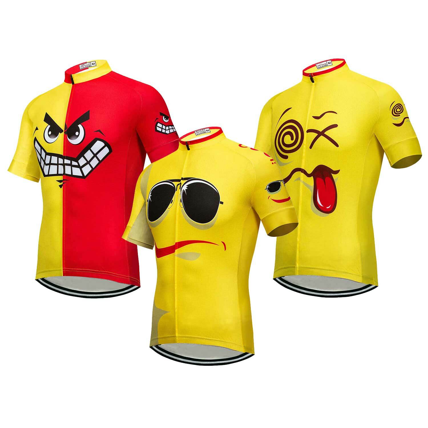 Men's Cartoon Cycling Jersey Reflective Unique Bike Bicycle Jersey