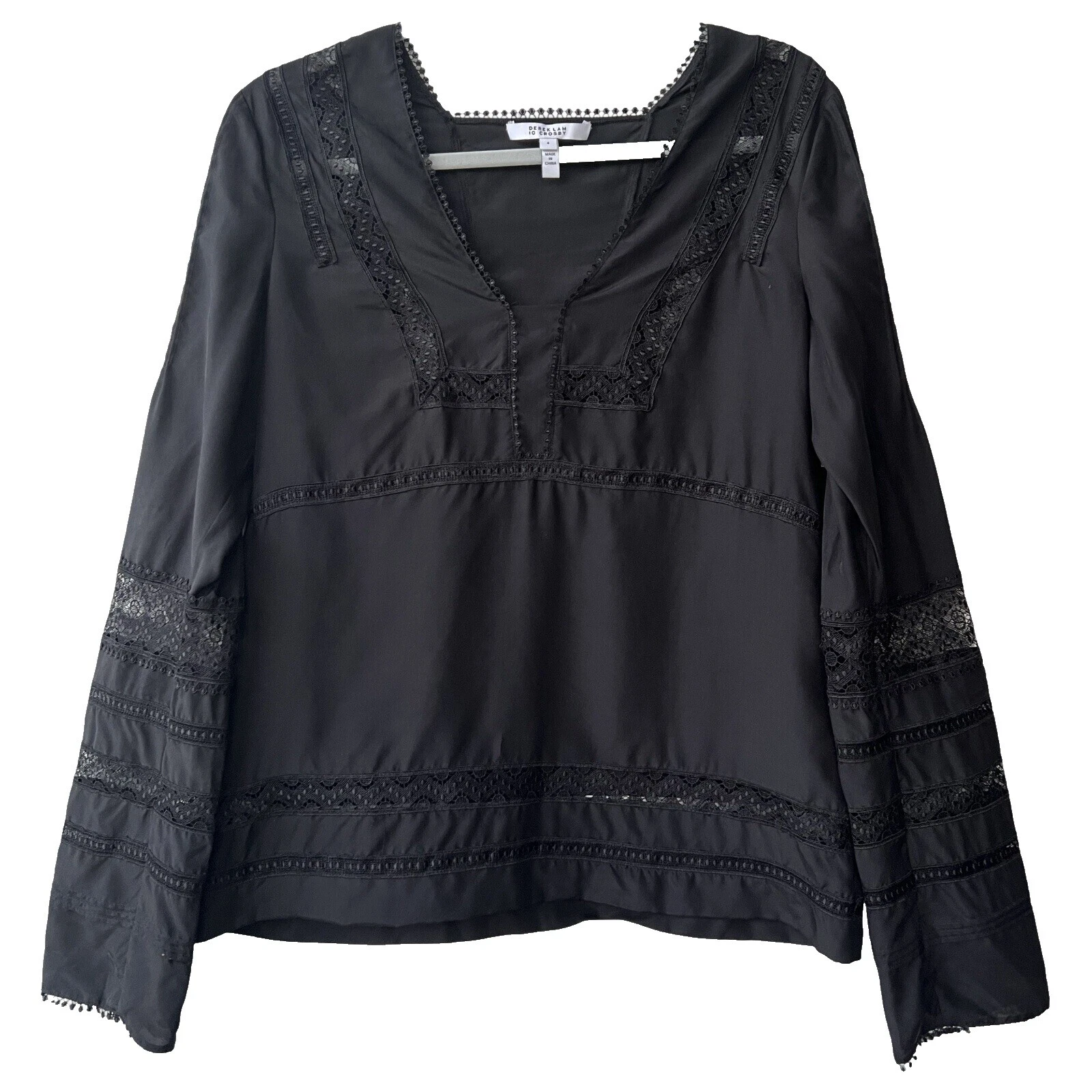 Tops Sólido de Seda Derek Lam para Mujeres