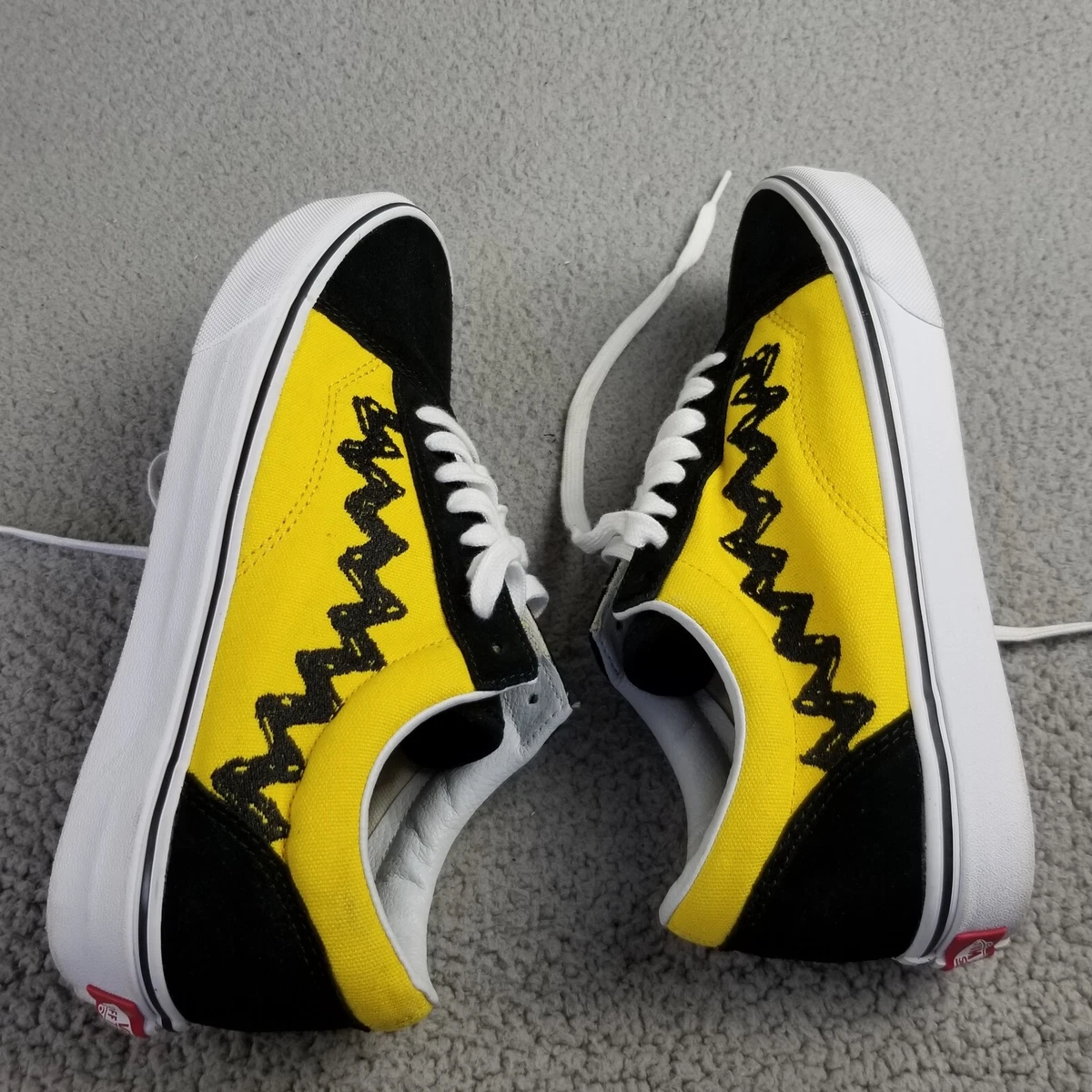 Vans x peanuts yellow cheap