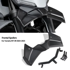 Front Downforce Spoiler Beak Lip Nose Cone Cover For Yamaha MT-09 2024-2025