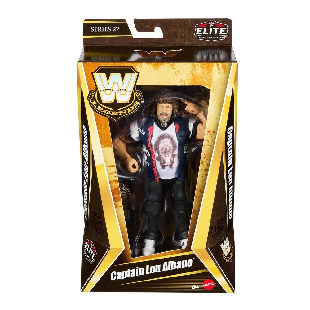 WWE Elite Collection CAPTAIN LOU ALBANO Figure Legends Series 22 Exclusive 2024