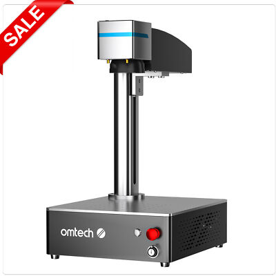 OMTech  60W Intergrated Fiber Laser Marker Engraver 6.9x6.9 -Mopa Compact 60
