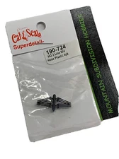 Cal-Scale 724 HO Scale MU Hoses 3 Hose pkg/4 : Plastic/Bend/Paint | $5 Offer