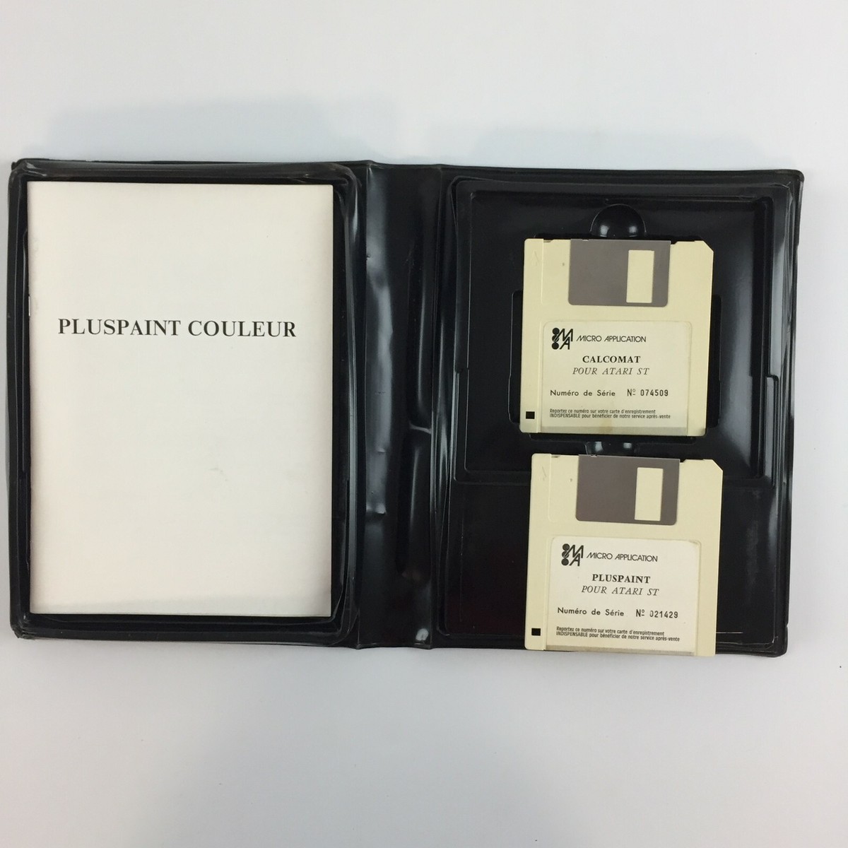 PlusPaint ST + Calcomat Logiciel Micro Application Pour Atari ST – Occasion