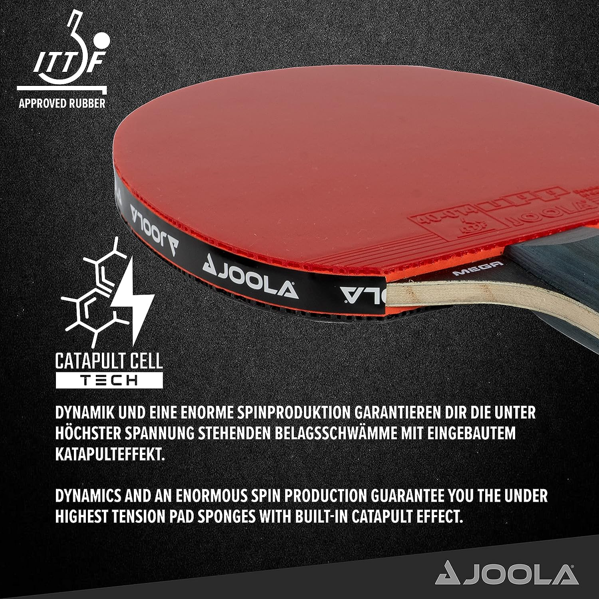 Racchette Da Tennis Tavolo JOOLA Professionali Con Carbonio - Approvate ITTF - Foto 6