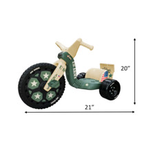 The Original Big Wheel US Army Edition with Toy Soldiers 16  Durable Wheel Trike