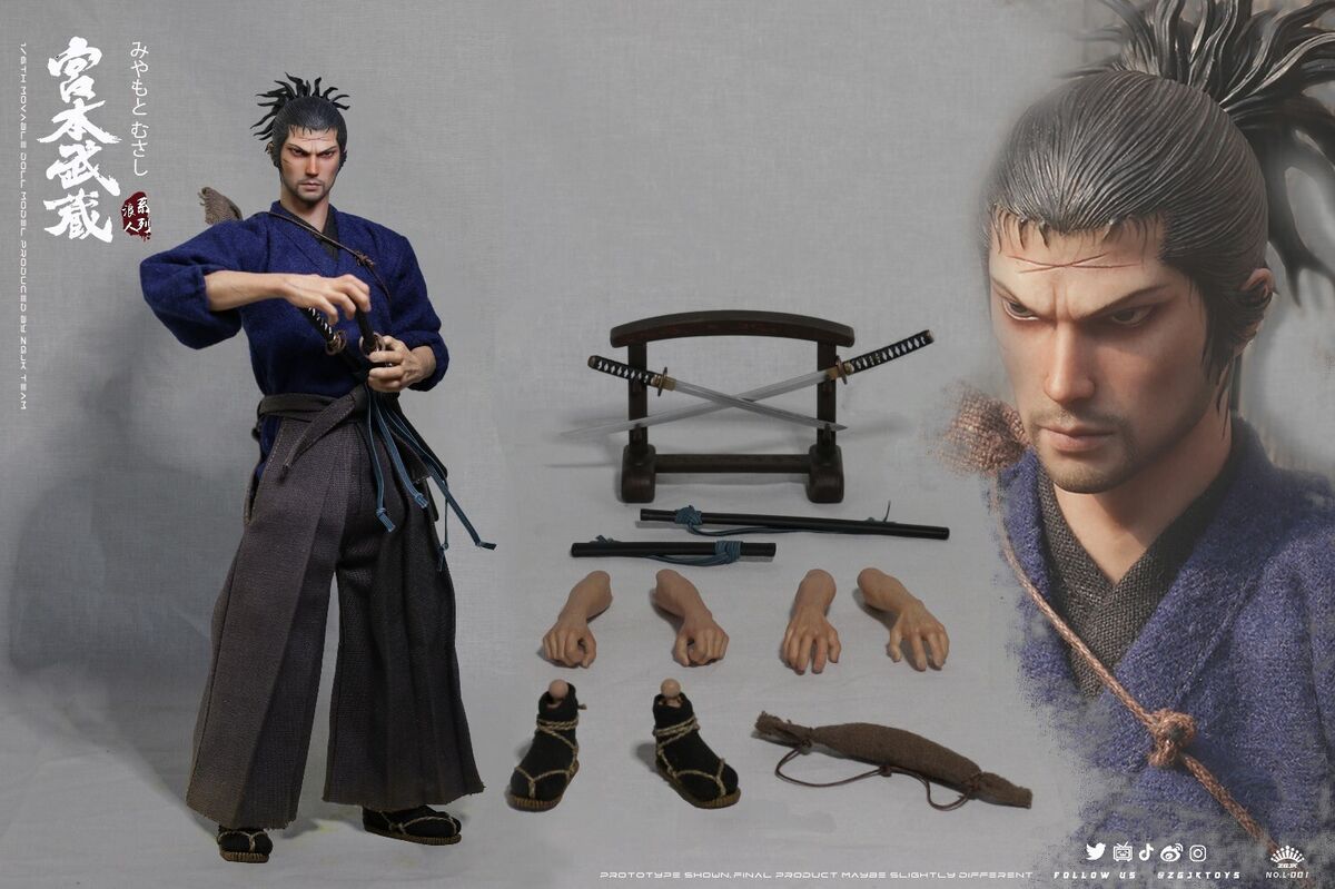 ZGJKTOYS L-001 1/6 Samurai Miyamoto Musashi / vagabond ZGJKTOYS L-001 1/6 Samurai Miyamoto Musashi / vagabond