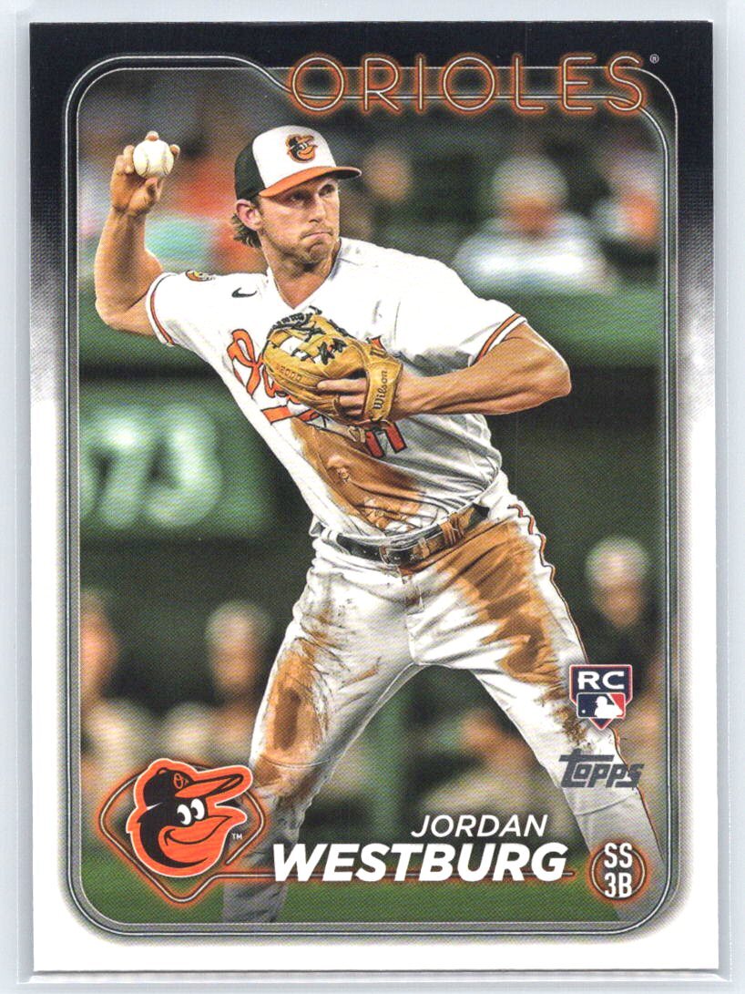 2024 Topps Jordan Westburg #66 Rookie RC Baltimore Orioles