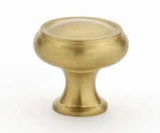 Alno A626-14-SB Charlie'S 1 1/4" Knob Satin Brass