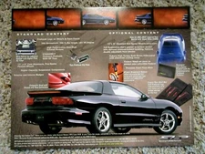 2002 Firehawk Trans Am SLP Factory Original Owners Option Package Sales Brochure