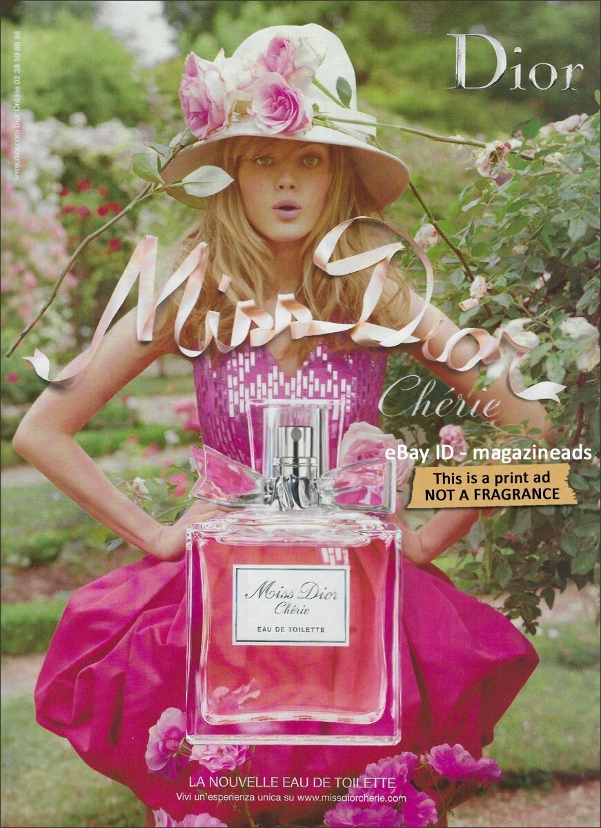 DIOR Parfums IMPRESSION 1 PAGE AD 2010 MARYNA LINCHUK jolie blonde en grand chapeau