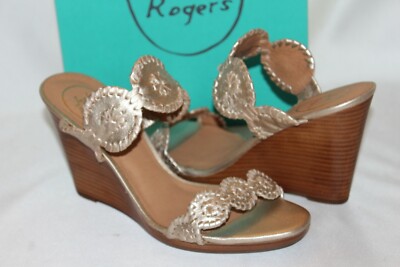 Rogers Shoes Jack Rogers Luccia Wedge NEW! NIB! JACK ROGERS