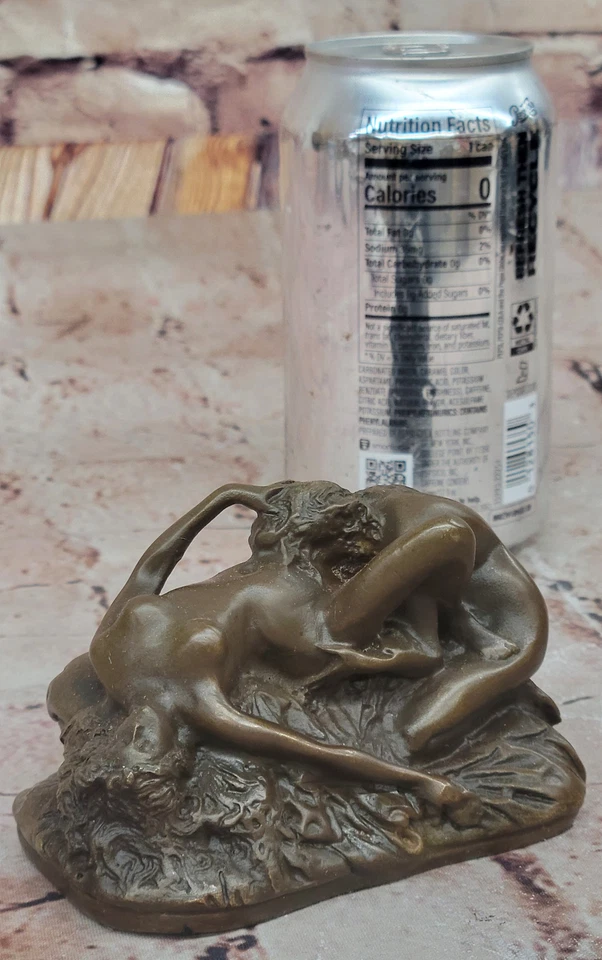 Statua Figurativa In Bronzo Di Due Donne E Ragazza Firmata Lambeaux - Immagine 2 di 4