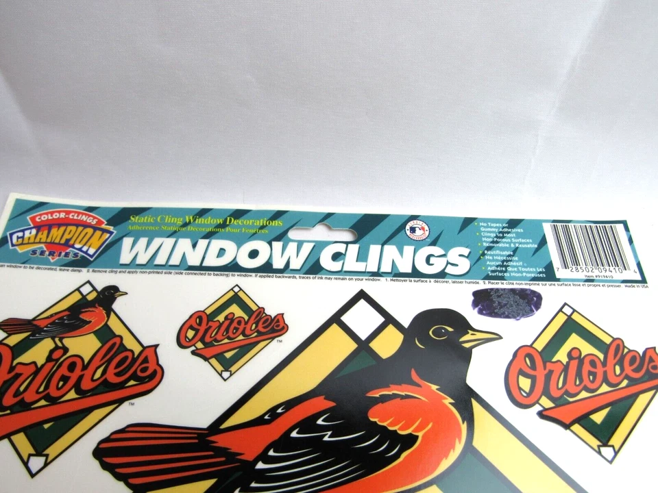 VTG Color Clings Champion Series Balitmore Orioles - Image 3 of 3