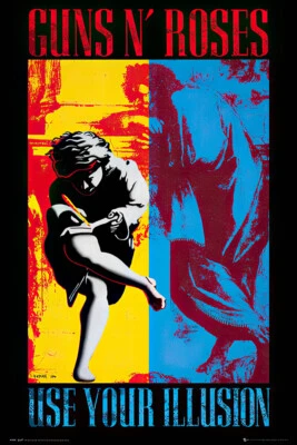 Guns N Roses - Music Poster / Print (Use Your Illusion I & II)
