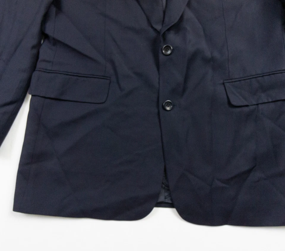 Hugo Boss Jacket Mens 40L Blue Blazer Suit Top Loro Piana Wool Apollo Adult - Image 3 of 4