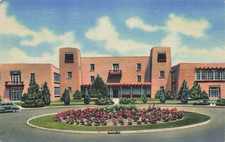 Postcard Administration Building University of New Mexico Albuquerque NM