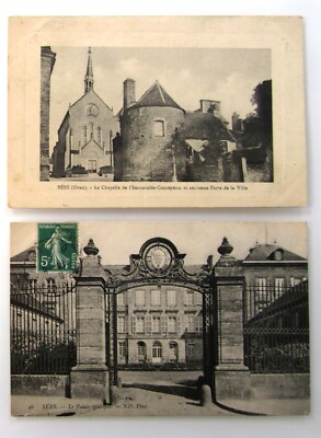 2 x CPA Sées Orne in Frankreich France Postkarten Lot Cartes Postales ~1910