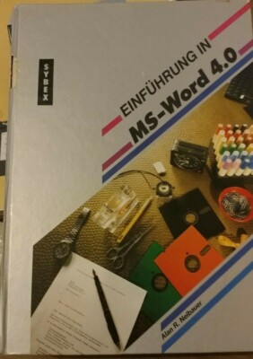 Neibauer Einführung in MS-Word 4.0 (1987, Buch, C64) IBM PC MS DOS