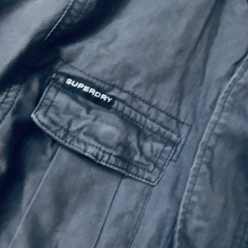 Superdry Rookie Edition Military Issue Grey Parka Jacket Size S Zip Up Womens - Picture 14 of 24