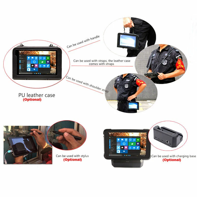 WIFI 4G Windows 10 Rugged Tablet PC Logistics Mobile Phone 2D Barcode Scanner - Image 3 of 4