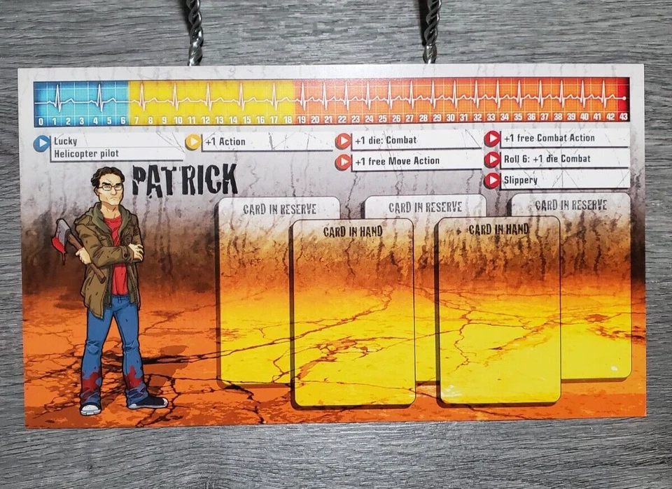 Zombicide - GUG0074 • Patrick el Hipster con tarjeta - Kickstarter CMON NUEVO Foto 4 de 4