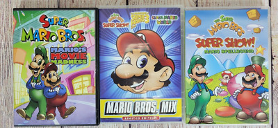 The Super Mario Bros. Super Show + Movie Madness + Spellbound + Mix (3-DVDs)