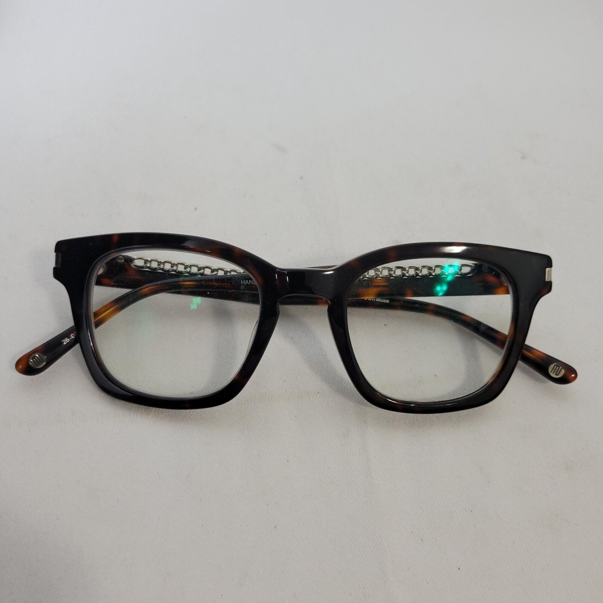 Muse x Hillary Duff Tortoise Brown Eyeglasses Frames Only w/Case