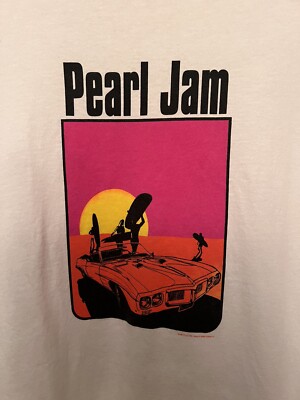 1990s Pearl Jam Vintage Band Rock Tour Tee Shirt 90s Endless