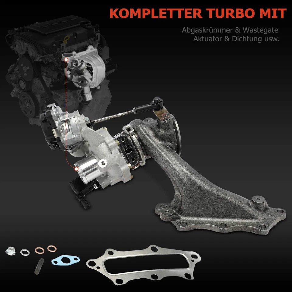 Turbolader für Dacia Logan II Renault Clio IV BH Smart Forfour Schrägheck Benzin - Bild 4 von 4