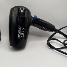 Salon series 1875 watt folding handle world travel Hair dryer 2 heat black pro