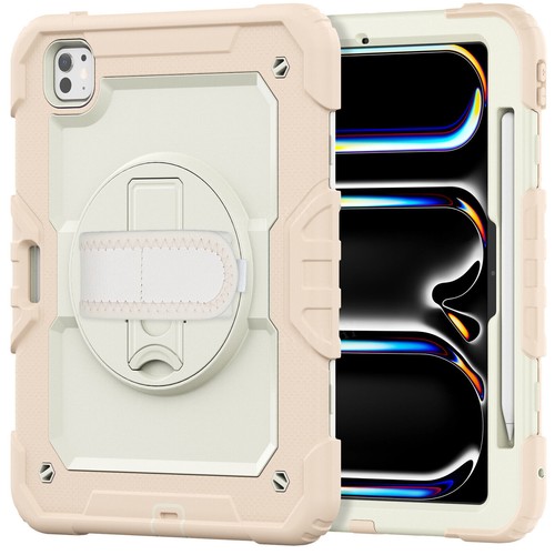 Für iPad 5/6/7/8/9/10 Gen Air 4 5 6 Pro 11 13 Hybrid Outdoor Tasche Gurt Hülle - Bild 217 von 225