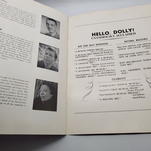 Hello Dolly Carol Channing Vintage Musical Program Book - Inscribed - Picture 6 of 7