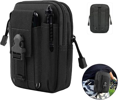 Tactical Molle Pouch Universal EDC Waist Bag Outdoor Belt Bag Cell Phone Holster