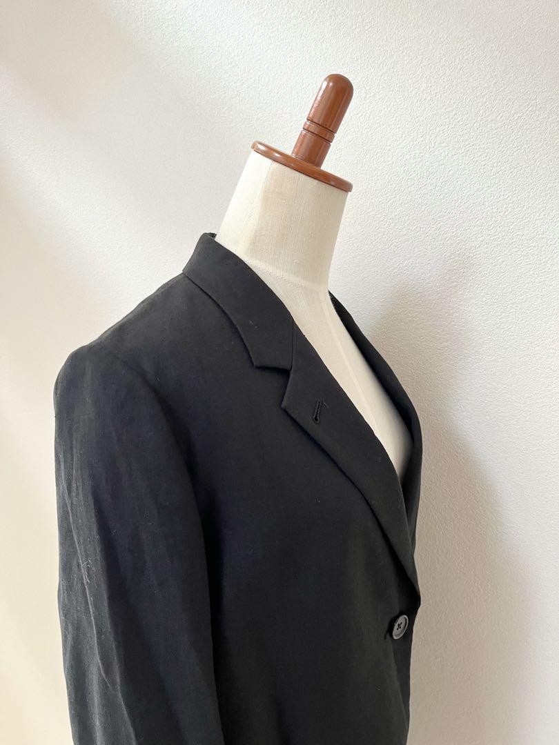 Margaret Howell Linen Tailored Jacket Black size JPN M/FedEx