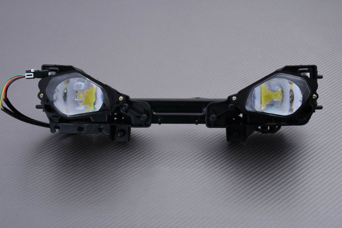 Phare avant pour Yamaha YZF R6 de 2017 à 2021 bloc optique de rechange noir d'origine