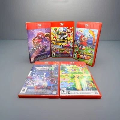 Mario Tennis Party Metroid Pokemon Pokopia Za Nintendo Switch 2 | Spielepaket Neu - Bild 1 von 4