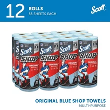 Scott Shop Towels Original 55 sheets/roll, 12 rolls