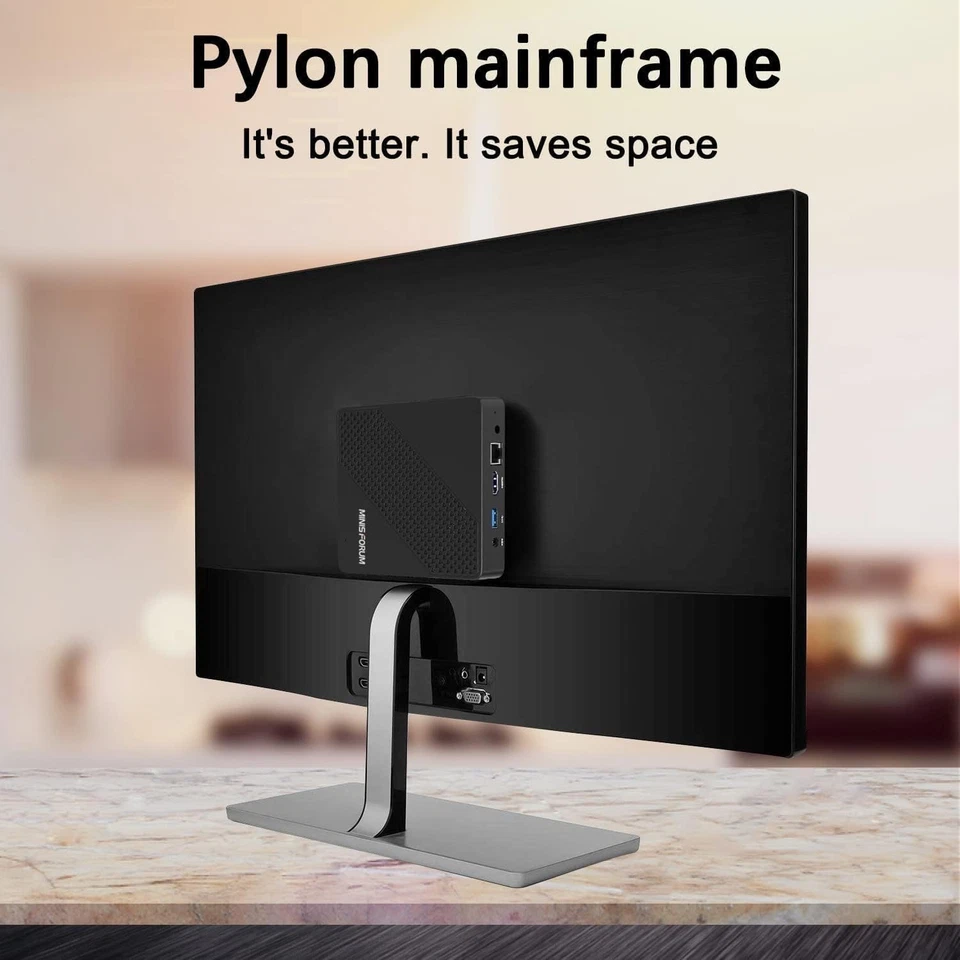 N40 Mini PC Fanless Celeron N4020,up to 2.8GHz with 4GB DDR4/64GB eMMC RAM Mi... - Image 4 of 4