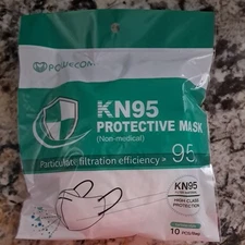 Powecom KN95 Protective Face Mask Respirator GB 2626 -2006 KN95