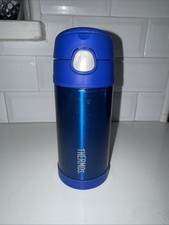 THERMOS FUNTAINER Stainless Steel Vacuum Insulated Kids Bottle with Straw, 12 Oz