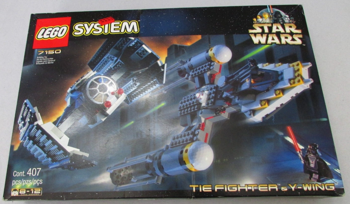 LEGO SYSTEM 7150 STAR WARS THE FIGHTER& Y-WING w /BOX PRE OWNED | eBay