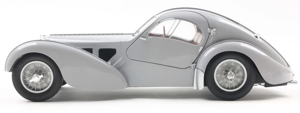 Bugatti Atlantic Type 57 SC 1937 Silver 1/18 - S1802106 SOLIDO - Image 3 of 4