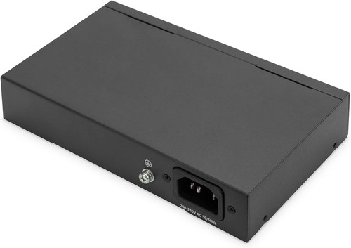DIGITUS 10 Port Fast Ethernet PoE Network Switch - Unmanaged - 8x RJ45 PoE Ports - 第 7/8 張圖片