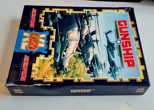 GUNSHIP - PC - BIG BOX - 1988 - NM - COMPLETE FREE UK POSTAGE - Afbeelding 7 van 8