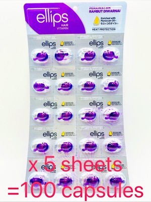Ellips 100 capsules hair treatment Exclusive from Japan  Heat Protection
