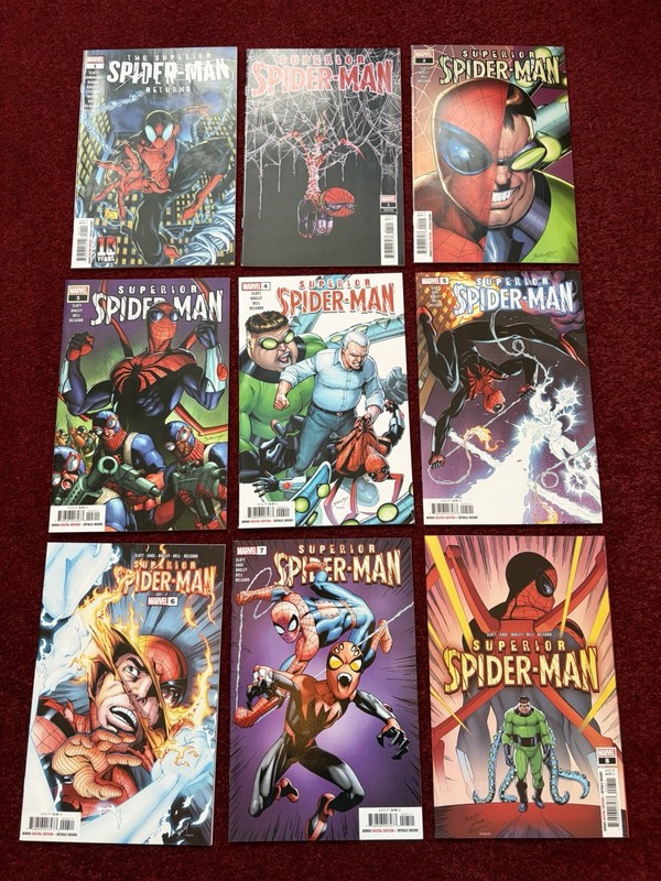 Superior Spider-Man (2023) #1-8 & Returns Complete Marvel Comics Slott, Bagley