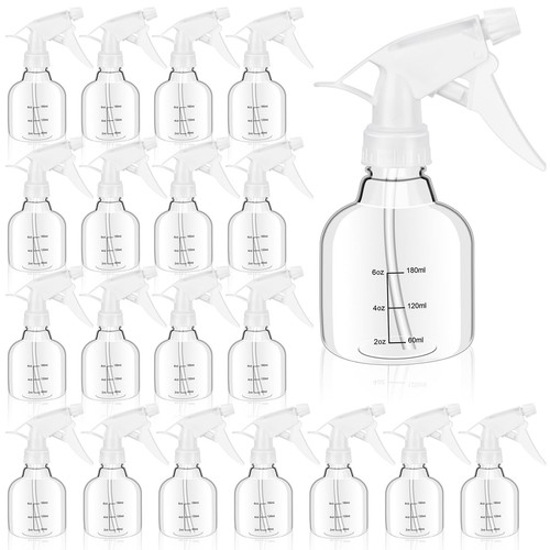 24 Pcs Empty Plastic Spray Bottles 8oz, Spray Bottles, Mini Spray Bottles wit...